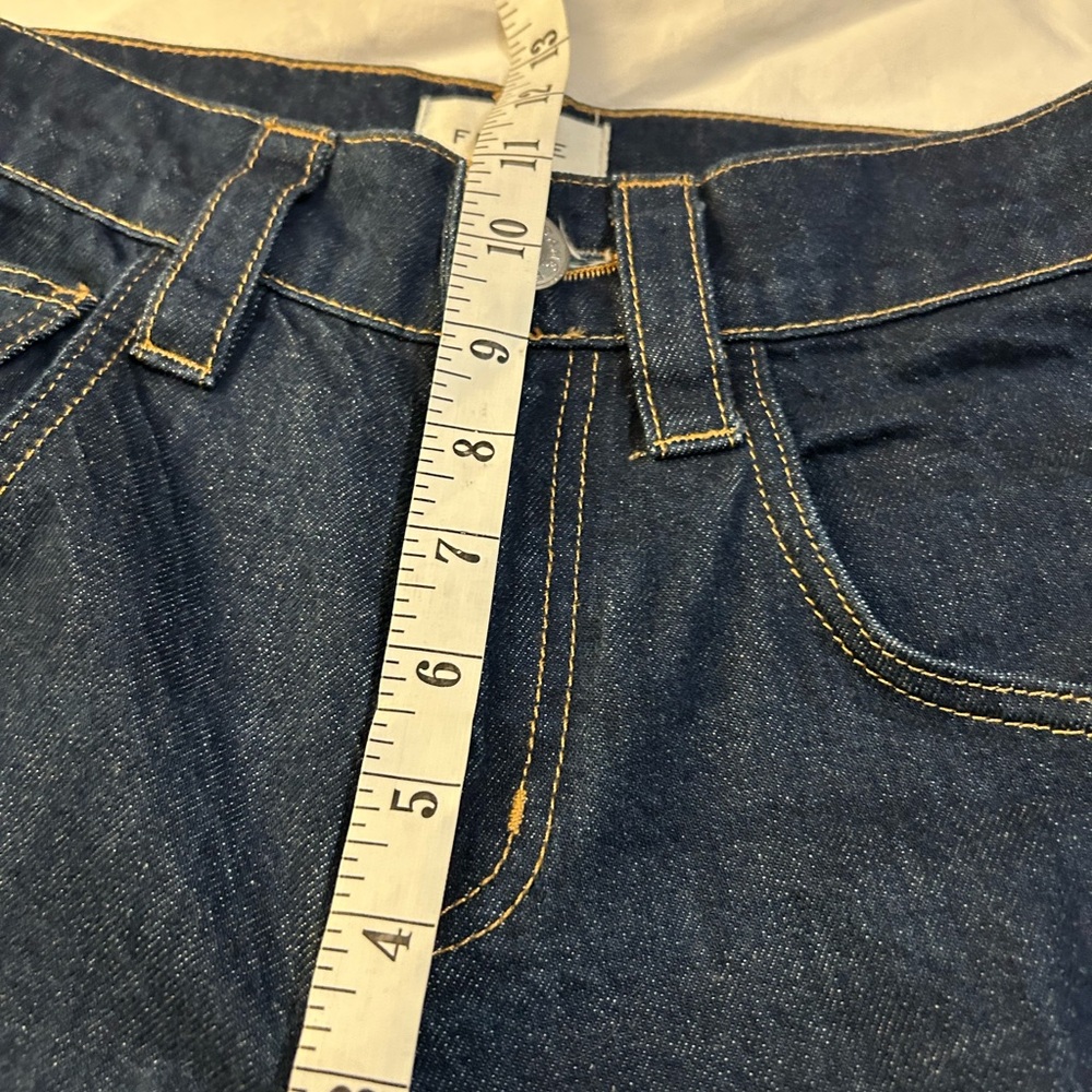 FRAME Oversized Detail Denim Pant‎ Jeans Cuffed 26 - Picture 13 of 16